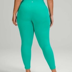 Lululemon Align High Rise Legging Pant 25" Maldives Green Size 8